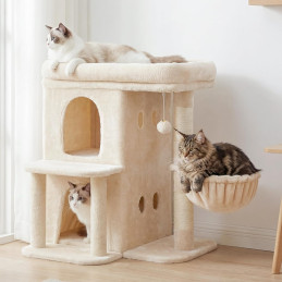 Heybly Kratzbaum, 65 cm Beige