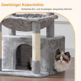 Heybly Kratzbaum, Katzenbaum Hellgrau