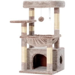 Heybly Kratzbaum, Katzenbaum  Braun-beige