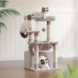 Heybly Kratzbaum, Katzenbaum  Braun-beige