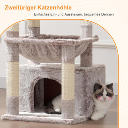 Heybly Kratzbaum, Katzenbaum  Braun-beige