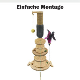 Marchul 5 in 1 Katzenspielzeug Kratzbaum