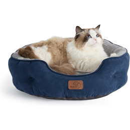 BEDSURE Katzenbett oder kleine Hunde waschbar in Navyblau