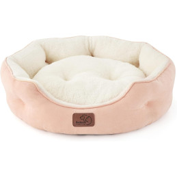 BEDSURE Katzenbett oder kleine Hunde waschbar in rosa