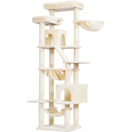 Heybly Kratzbaum, 180 cm Hoher Katzenturm Beige