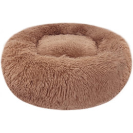 Nepfaivy Katzenbett od. Hundebett Flauschig Rund in braun