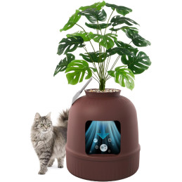 Lifewit Katzenklo Blumentopf