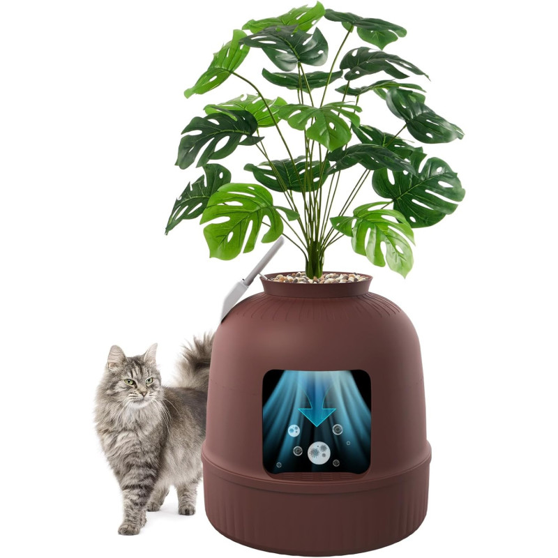 Lifewit Katzenklo Blumentopf