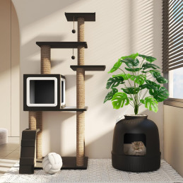 Lifewit Katzenklo Blumentopf