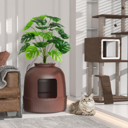 Lifewit Katzenklo Blumentopf