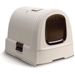 Curver petlife Katzentoilette mit Deckel