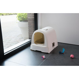 Curver petlife Katzentoilette mit Deckel