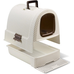 Curver petlife Katzentoilette mit Deckel
