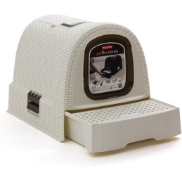 Curver petlife Katzentoilette mit Deckel